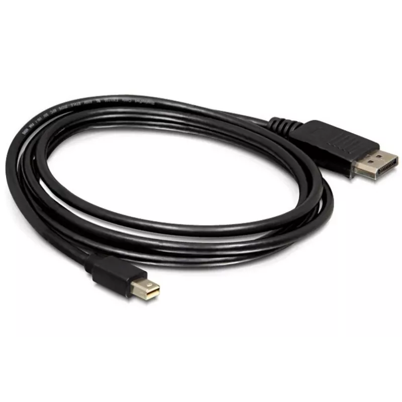 Mini DP/DP 1.2 kaabel DeLOCK 82438 2 m must
