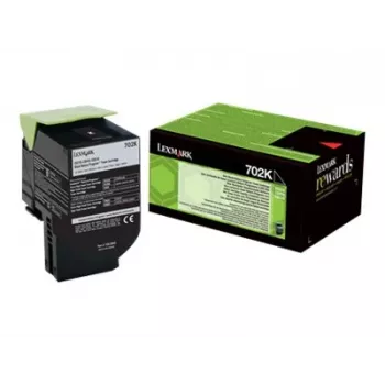 Toonerkassett Lexmark 702K R 3000 lehekülge must