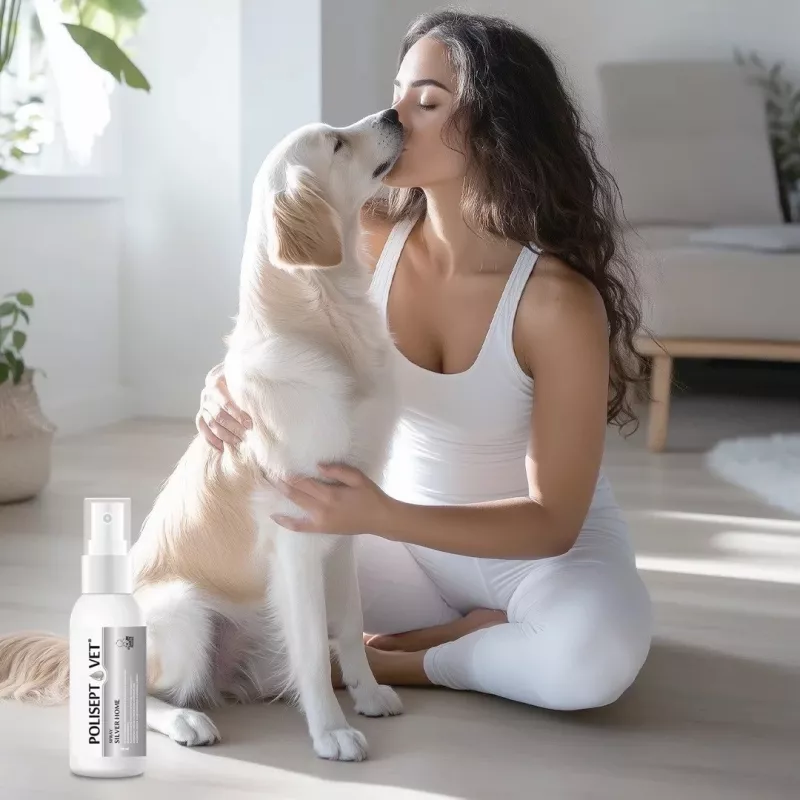 Haavasprei JM Sante Polisept Vet 50 ml koertele ja kassidele, 50 ml plastpudel