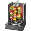 Vertikaalne elektriline multigrill CLATRONIC DVG 3686 — 1400 W, must, pöörlev varras ja 6 varrast