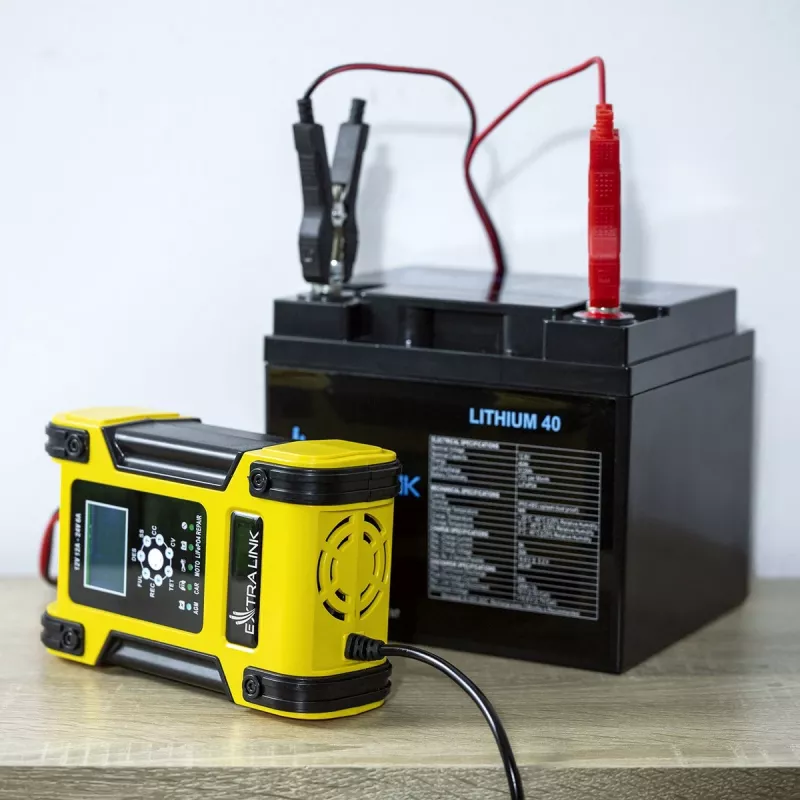 Extralink Shango nutikas akulaadija | Alaldi | 100–240 VAC, 12 V 12 A, 24 V 6 A