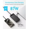 Kaasaskantav laadija Anker A1383011 — 20000 mAh, 1× USB-A + 1× USB-C, kokku 3,6 A, must