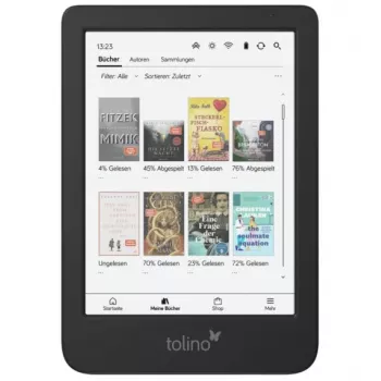 Tolino shine color e-luger puuteekraaniga 16 GB Wi-Fi must