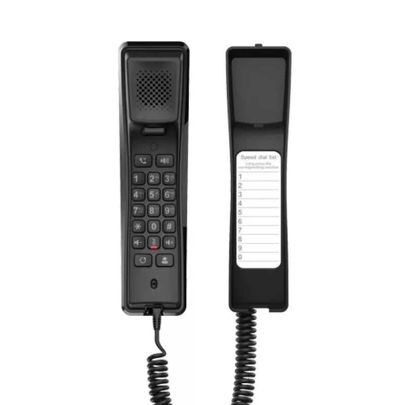 Fanvil H2U-B IP telefon must 2 liini