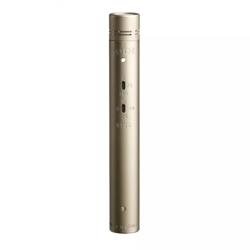 Lava-/esinemismikrofon RØDE NT55, kardioid, juhtmega XLR-3, tundlikkus -38 dB, 100 Ω, hõbedane