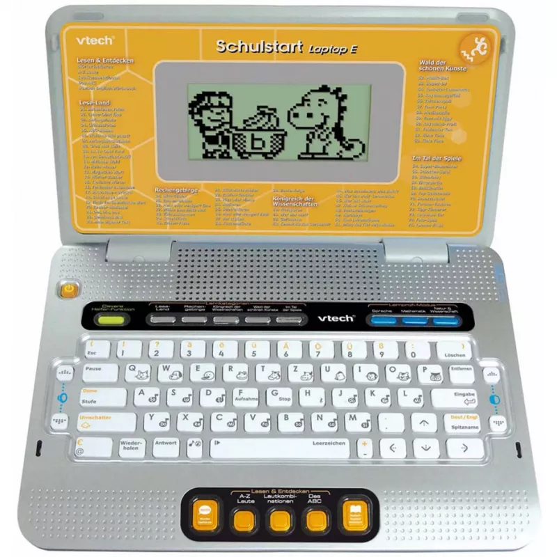 Laptop E laste õpisülearvuti VTech ümbrisega (kollane/hall)