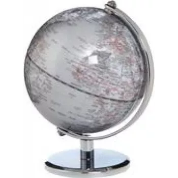 TROIKA Globe võtmehoidja GAGARIN G1301-SISI/CH — hõbedane, metallist võtmehoidja aksessuaar