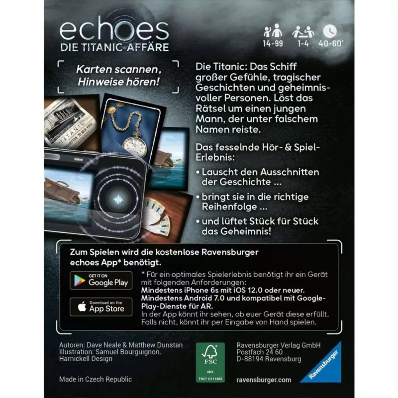 echoes Die Titanic Affair, peremäng