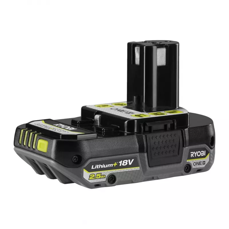 Ryobi RB18L25, aku, liitiumioon (Li-Ion), 2.5 Ah, 18 V, must, roheline, 1 tk