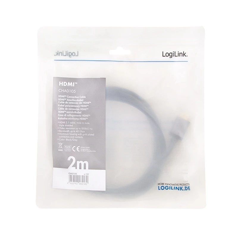 HDMI-kaabel LogiLink CHA0105 2m