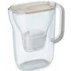 Veefiltrikann BRITA Style Essential 2,4 L koos 2 asenduskassetiga (liivavärvi)