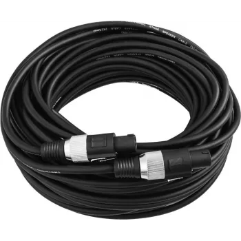 Kõlarikaabel Omnitronic 3022130P, 2×2,5 mm², 20 m, must