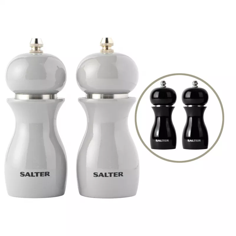 Soola- ja pipraveskid Salter 7613 GYXR, hall läikviimistlus