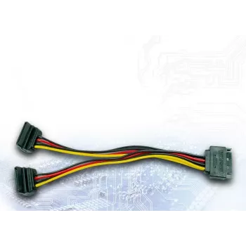 SATA-kaabel Inter-Tech 88885532 0,15 m 2 x SATA 15-kontaktiline