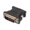 Assmann DVI adapter. DVI(24+5) - HD15 M/F. DVI-I dual link. bl (AK-320504-000-S)