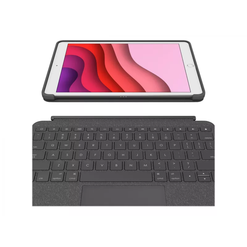 Logitech Combo Touch klaviatuur QWERTZ saksa Smart Connector grafiit