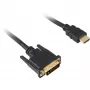 kaabel HDMI/DVI-D Sharkoon 1m