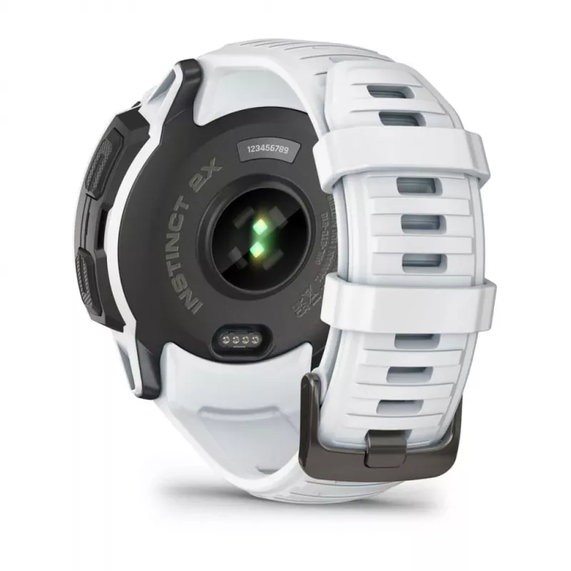 Garmin Instinct 2X Solar 2.79 cm (1.1) MIP 50 mm digitaalne 176 x 176 pikslit puuteekraan valge GPS (satelliit)