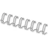 Fellowes - Binding Wire - 12 mm - 34 rings - A4 (210 x 297 mm) - 100 Sheets - Silver - 100 tk. - for Fellowes Galaxy 500, Galaxy E 500, Pulsar 300, Starlet 90 (54453)