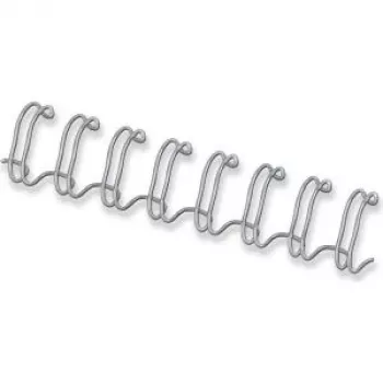 Fellowes - Binding Wire - 12 mm - 34 rings - A4 (210 x 297 mm) - 100 Sheets - Silver - 100 tk. - for Fellowes Galaxy 500, Galaxy E 500, Pulsar 300, Starlet 90 (54453)