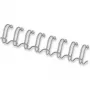 Fellowes - Binding Wire - 12 mm - 34 rings - A4 (210 x 297 mm) - 100 Sheets - Silver - 100 tk. - for Fellowes Galaxy 500, Galaxy E 500, Pulsar 300, Starlet 90 (54453)