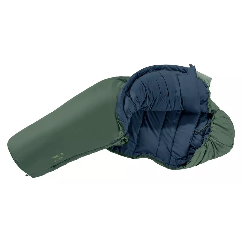 Magamiskott DEUTER Orbit SL 0 °C / 32 °F Täiskasvanute muumia, PES ripstop kangas, laius 740 mm, sügavus 470 mm