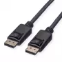 DisplayPort-kaabel ROLINE 11445764 5 m Must ühendus 1 DisplayPort pistik 2 DisplayPort