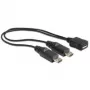 USB-kaabel DeLOCK 20,5 cm USB mikro-B 2 x USB mikro-B