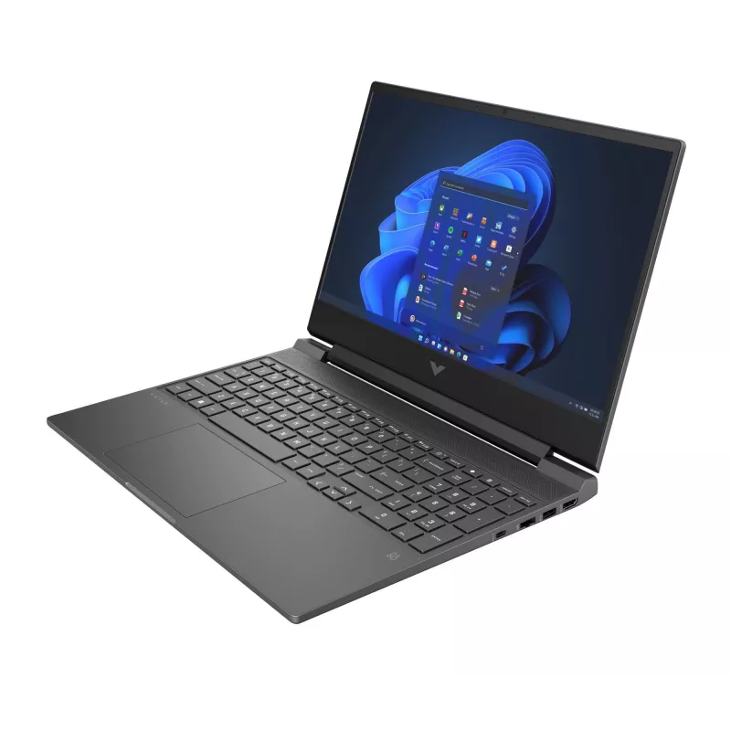 Sülearvuti HP Victus 15-fb3040nw — 15,6-tolline FHD 144 Hz, AMD Ryzen 7 7445HS, 16 GB DDR4 3200 MHz, 512 GB SSD, NVIDIA GeForce RTX 4050 6 GB, FreeDOS, ingliskeelne klaviatuur
