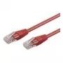 Wentronic Goobay CAT 6 paigalduskaabel, U/UTP, punane, 2 m - CCA vase segu (68401)