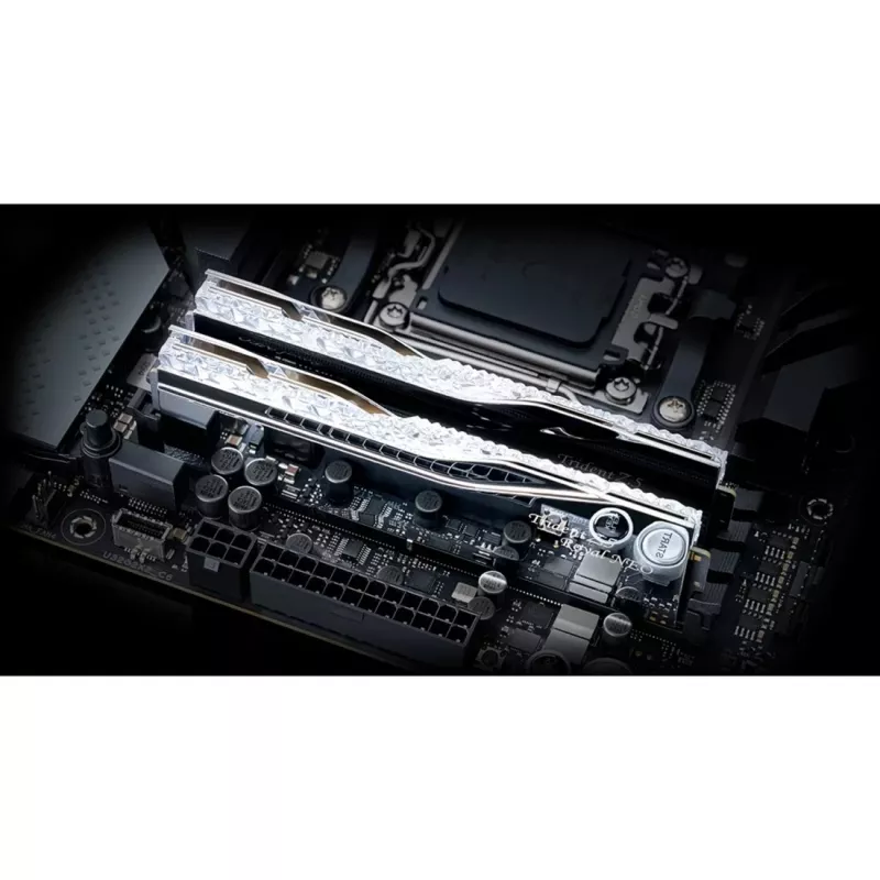 DIMM 32 GB DDR5-6400 (2x 16 GB) kahene komplekt, mälu hõbedane, F5-6400J3239G16GX2-TR5NS, Trident Z5 Royal Neo, AMD EXPO