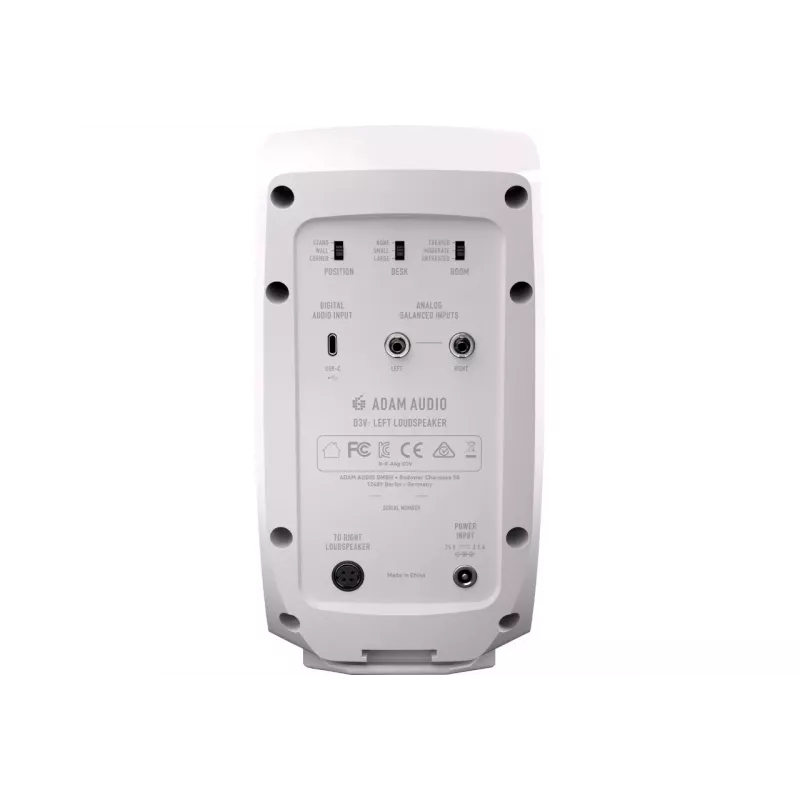 Adam Audio D3V Valge - stuudiomonitoride paar
