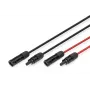 Kaabel Digitus DK-SCEC66-0150 6 mm² 15 m MC4 Must Punane
