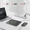 Pistikupesade jaotur MACLEAN MCE395 W — 5 pistikupesa, 3× USB A, 110–240 V AC, 2,1 A USB, max 2500 W, valge, 1,5 m kaabel