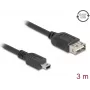 USB-kaabel DeLOCK 81526 3 m Mini-USB B USB A Must USB 2.0