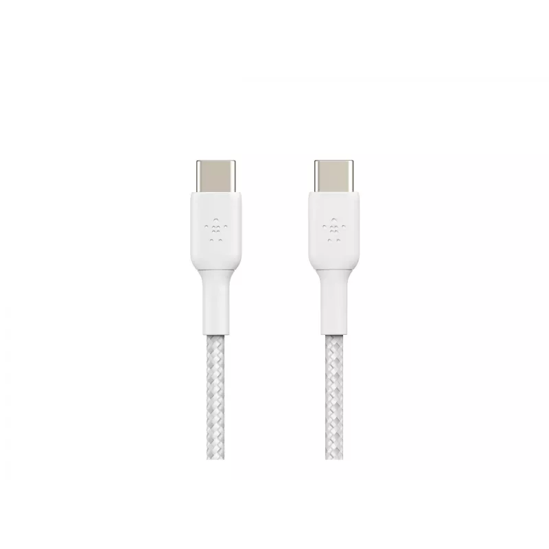 Belkin BOOST CHARGE - USB-kaabel - 24 kontaktiga USB-C (M) 24 kontaktiga USB-C (M) - USB 2.0 - 2 m - Valge