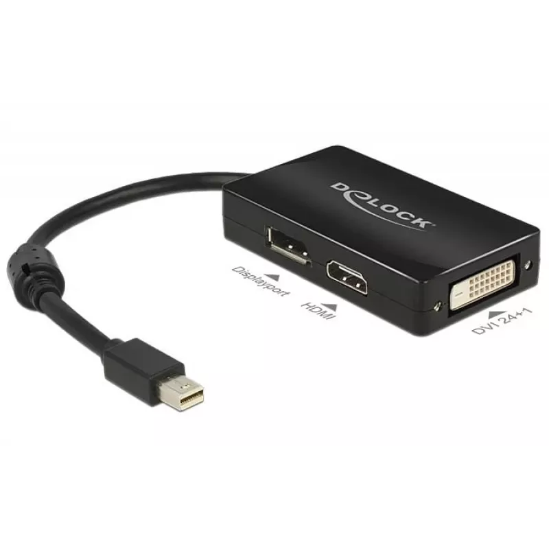 Kaabel DeLOCK 0,16m DisplayPort HDMI DVI Mini DisplayPort