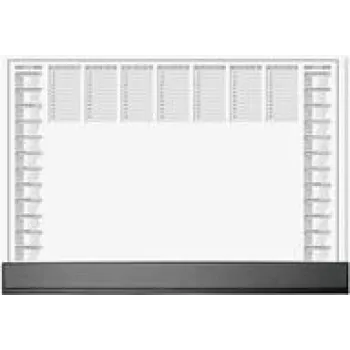 Lauamatt Sigel H6365 paberist lauakaitse 595×410 mm, must/hall/valge