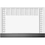 Lauamatt Sigel H6365 paberist lauakaitse 595×410 mm, must/hall/valge