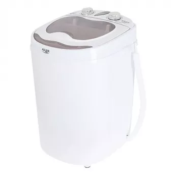 Pealtlaetav pesumasin Adler AD 8055, kaasaskantav 3 kg mahutavusega, kreemjas, pöördnuppjuhtimine, 150 W
