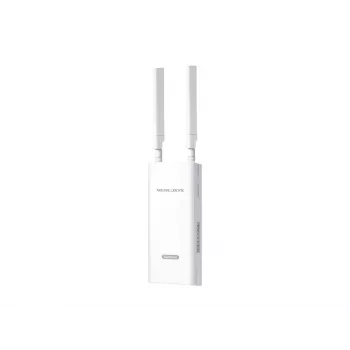Traadita ruuter TP-LINK MB118-4G — 4G LTE, üheribaline 2,4 GHz, Wi‑Fi 4 (802.11n), 300 Mbit/s, Fast Ethernet, 4 välist antenni, valge