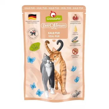 Märg kassitoit Fox4Pets DeliCATessen Veal 85 g — täielik teraviljavaba täiskasvanud kassitoit