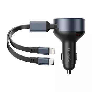 Vention FFOB0 30W autolaadija koos USB-C–Lightning kaabliga, 30 W