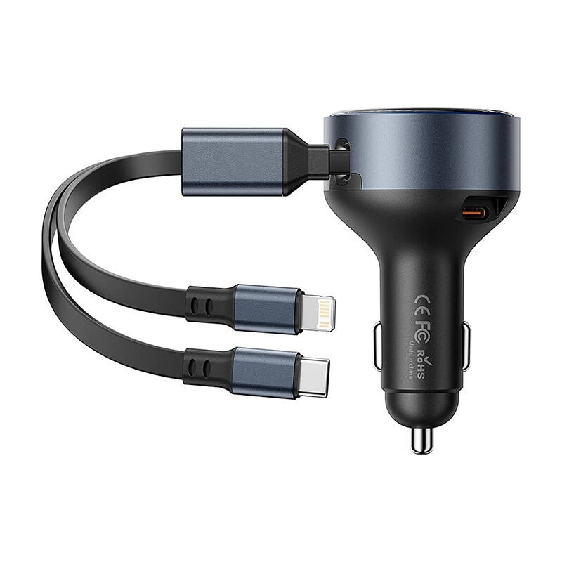 Vention FFOB0 30W autolaadija koos USB-C–Lightning kaabliga, 30 W