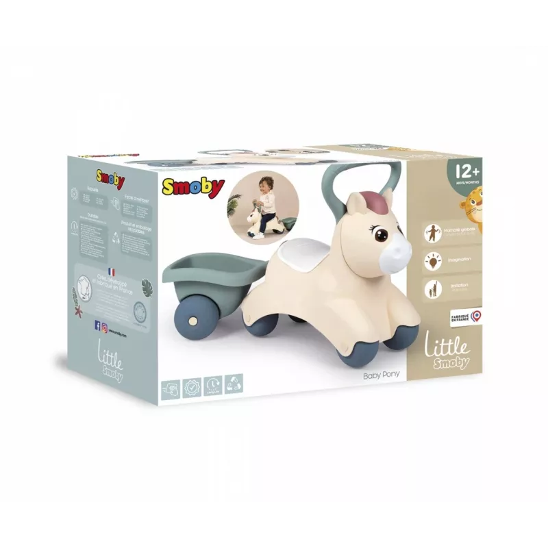 Little Smoby Baby Pony Veicolo Di Scorrimento