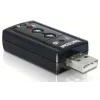 DeLOCK USB heliadapter 7.1 - helikaart - stereo - USB (61645)