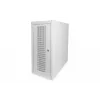 Digitus arvutikorpus klaasuksega, ratastel, lukustatav, ventilatsiooniavadega