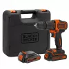 Black & Decker BDCHD18KB-QW puur, padrunita, must, oranž