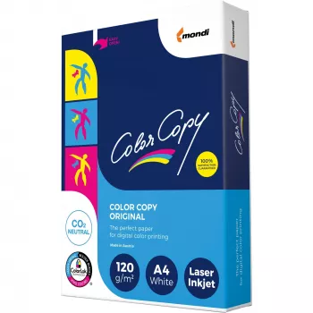 Mondi Color Copy 8687A12 koopiapaberi kontoripaber (A4; 120 g/m2; 250 lehte; paber valge; satiin)