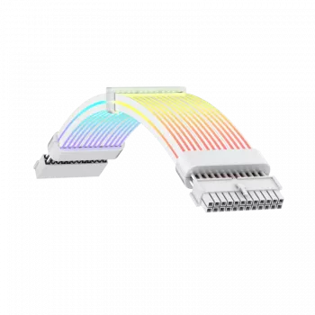 Gamemax | Pikenduskaabel toiteplokile | MB 24PIN-B | Valge